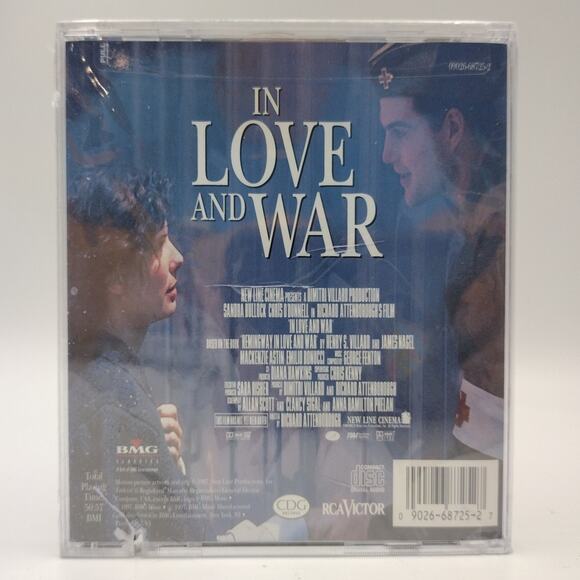In Love and War Soundtrack CD New Sealed George Fenton Sandra Bullock 1997 RCA - Picture 2 of 3